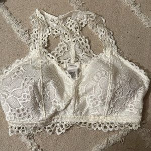 maurice’s bralette bra size small white
